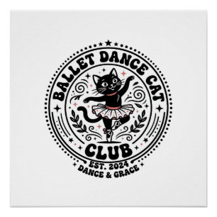 Poster Chemise d'art pour amateur de danse de ballet et d