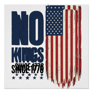 Poster Chemise de conception de drapeau patriotique sans