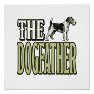 Poster Chemise de conception de gravure vintage Terrier D