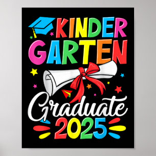 Poster Chemise de fin d'études de maternelle 2025 Enfants