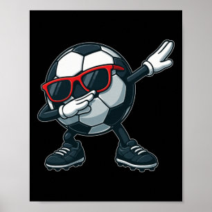 Poster Chemise de foot drôle pour garçons hommes femmes s