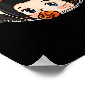 Poster Chemise de grossesse Halloween - Bébé oreilles de (Coin)