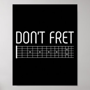 Poster Chemise de guitare n'a pas de feu