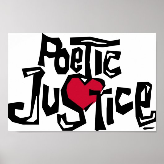 Poster Chemise de justice poétique (Devant)