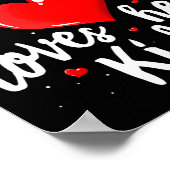 Poster Chemise de la Saint-Valentin pour enseignant Cet e (Coin)
