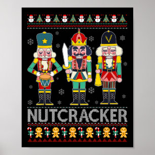 Poster Chemise de l'équipe Casse-Noisette Sweat de Noël m