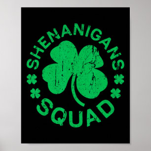 Poster Chemise de l'équipe Shenanigans Irlandais Hommes F