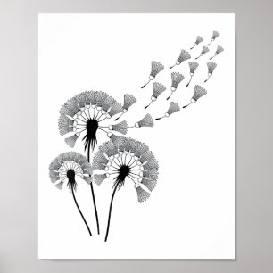 Poster Chemise De Navette Dandelion Pour Le Joueur Badmin