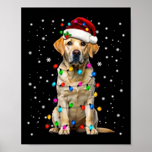 Poster Chemise de Noël à lumières pour arbre de Noël Retr (Devant)