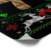 Poster Chemise de Noël drôle et laide numéro 7 67 (Coin)