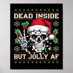 Poster Chemise de Noël drôle sale et laide 