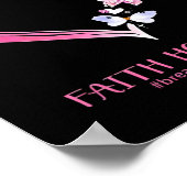 Poster Chemise de sensibilisation au cancer1 (Coin)