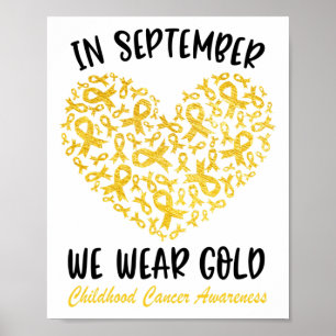 Poster Chemise de sensibilisation au cancer de l'enfant E