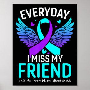 Poster Chemise de sensibilisation au suicide Ami Préventi