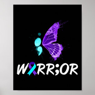 Poster Chemise de sensibilisation au suicide Semicolon Pa