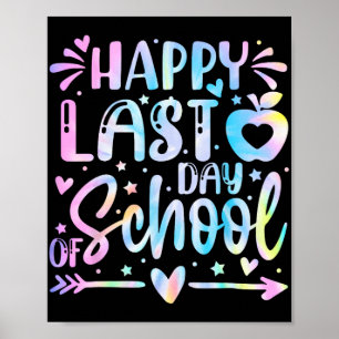 Poster Chemise Dernier Jour D'école Professeur Chemise De