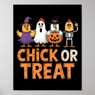 Poster Chemise D'Halloween Pour Les Amateurs De Volaille