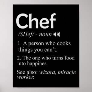 Poster Chemise drôle de chef cuisinier BBQ Cool Cooking L