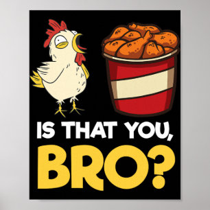 Poster Chemise drôle de mème de nugget de poulet La nourr