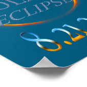 Poster Chemise Éclipse Solaire Totale 2017 (Coin)