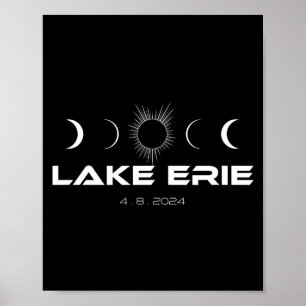 Poster Chemise Éclipse Solaire Totale Lac Érié
