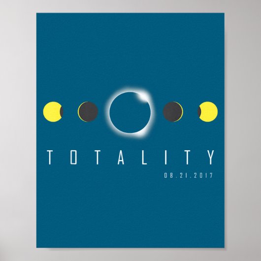 Poster Chemise Éclipse Totale 2017 Éclipse Solaire (Devant)