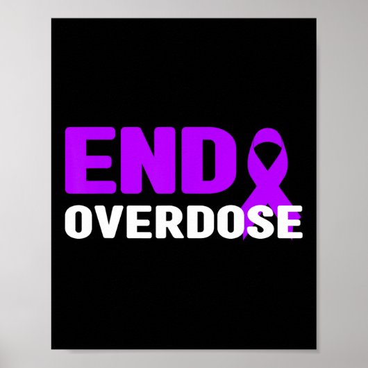 Poster Chemise End Overdose - Sensibilisation à la dépend (Devant)
