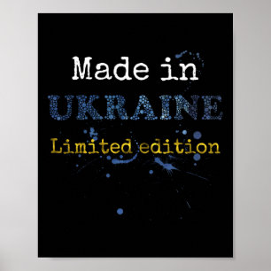 Poster Chemise Fabriquée En Ukraine Édition Limitée - Vin