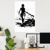 Poster Chemise foncée Hange Zoe (Bureau à domicile)