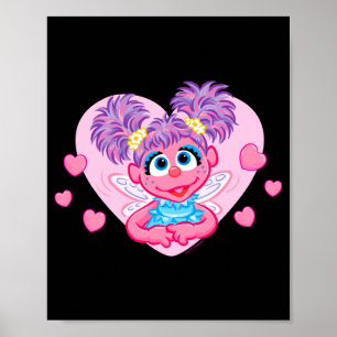 Poster Chemise graphique Abby Cadabby Saint Valentin Cœur