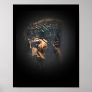 Poster Chemise graphique Jésus Vintage des années 90