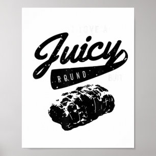 Poster Chemise Grill Bbq Amoureuse J'Aime Un Beurre Rond