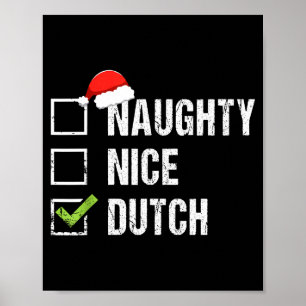Poster Chemise Hollandaise Mignonne Méchante Pays-Bas San