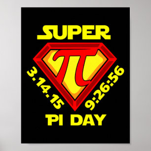 Poster Chemise Jour Pi Femmes Enfants Hommes Enfants Jeun