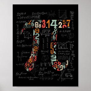 Poster Chemise Jour Pi Numéros Pi Enseignant Math 3.14 Ca