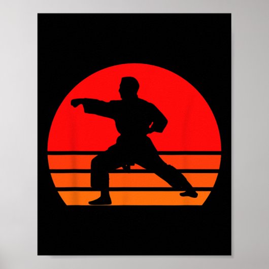 Poster Chemise karaté noire1 (Devant)