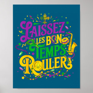 Poster Chemise Laissez Les Bon Temps Rouler