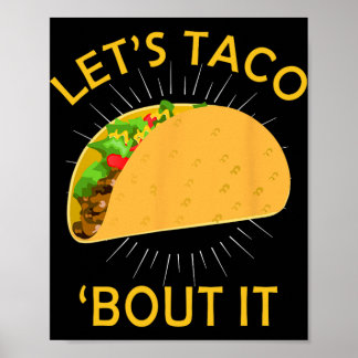 Poster Chemise Let's Taco Bout It - T-shirt Taco Cinco De