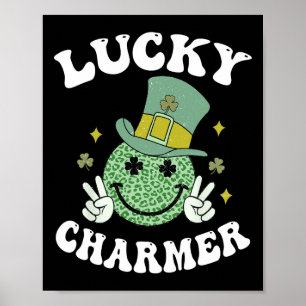 Poster Chemise Lucky Charmer Garçons Filles Drôle St. Pat