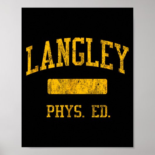 Poster Chemise Lycée Langley Hs Mclean (Devant)