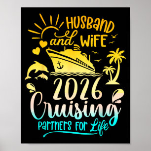 Poster Chemise Mari Épouse Croisière Couples En Croisière