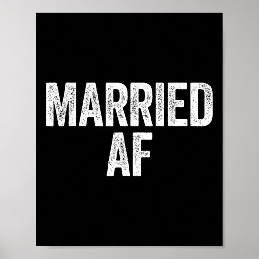Poster Chemise Mariage Mariée (Devant)