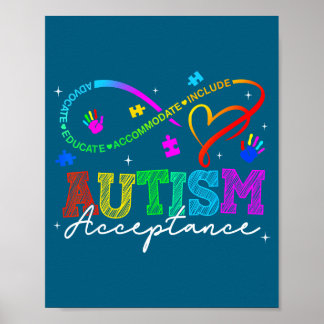 Poster Chemise Neurodiversité Autisme Sensibilisation Arc