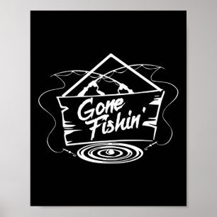 Poster Chemise Parti Pêcher Cadeau Pour Les Amateurs De P