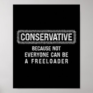 Poster Chemise Républicaine Conservatrice Anti Libéral Pr