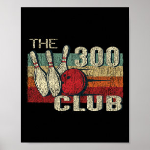 Poster Chemise Rétro Vintage 300 Club T Shirt - Parfaite 