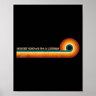 Poster Chemise Sarcastique Rétro Es Personne Ne Le Connaî