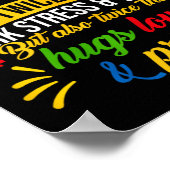 Poster Chemise Sensibilisation sur l'autisme Drôle Être U (Coin)