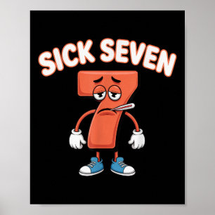 Poster Chemise Sick Seven Meme Six Seven Blague Drôle _2