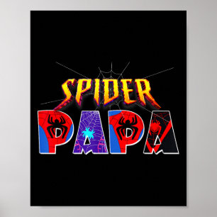 Poster Chemise Spider Papa Anniversaire Fête des Pères Ha
